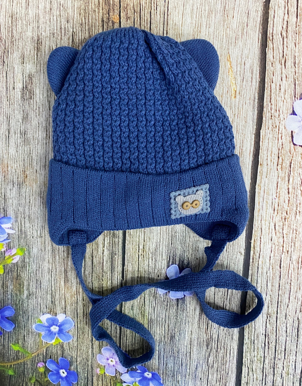 Шапка детская с ушками "Мишка"