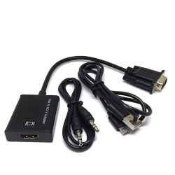 Espada Конвертер VGA + 3,5mm audio jack to HDMI, HCV0201 (44083)