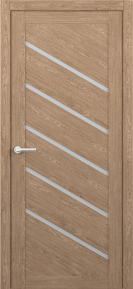 Межкомнатные двери Сингапур 5, Эко-шпон, Дуб натуральный