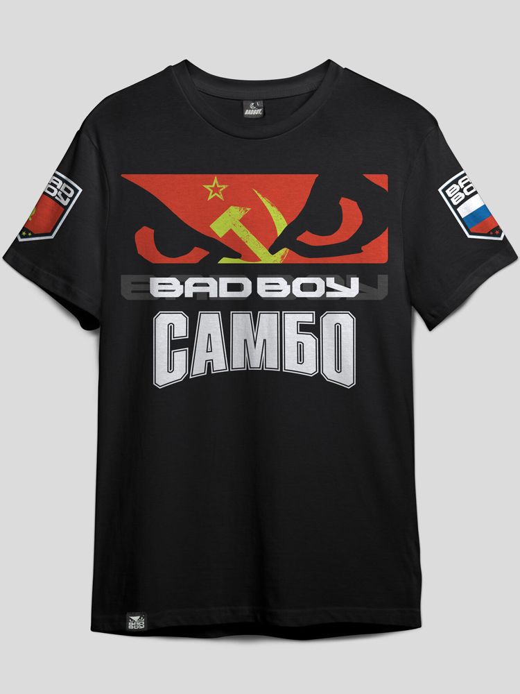 Шорты спортивные тренировочные Bad Boy World USSR черный