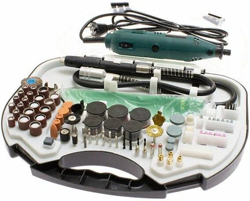 Гравер электрический с насадками в кейсе FGM 170FS 170Вт, гибкий вал, 35000об/мин FAVOURITE