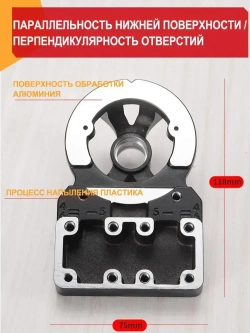 YICITY Шаблон для врезки мебельных петель круглый 35 мм/ Кондуктор для установки петель
