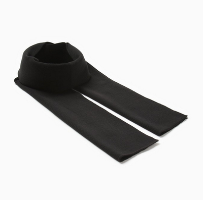 Шарф детский, цвет черный, р. 144х20/ 9903474 Мегашапка