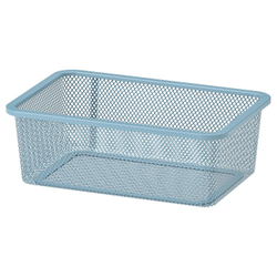 IKEA TROFAST  (ИКЕА ТРОФАСТ)  -  Контейнер из проволоки, серо-голубой, 20x30x10 см