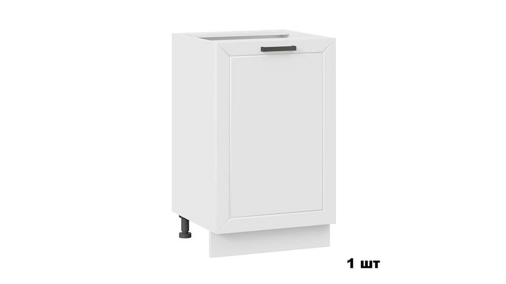 Кухня угловая Лорас 3.2 х 2.0 м белый / холст белый / холст вулкан