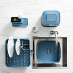Контейнер для мытья посуды wash&drain™, синий