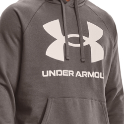 Мужская кофта теннисная Under Armour Rival Fleece Big Logo Hoody Men - Brown, White