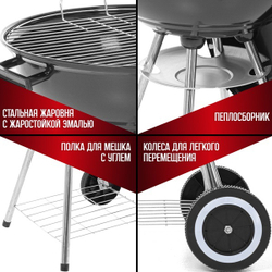 Гриль-барбекю Green Glade AK18FP