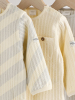 Боди с длинным рукавом для малышей Next B23-062, 3 шт., Серый, Желтый