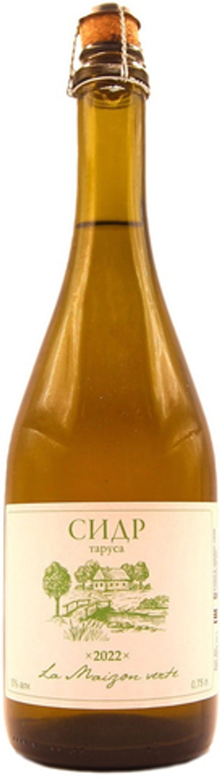 Сидр Ля Мезон Верт Таруса 2022 / La Maiзon Verte Tarusa 2022 0.75 - стекло