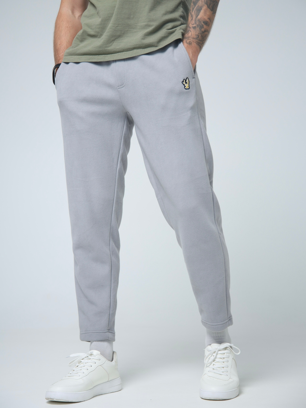 Брюки флисовые город горький серые