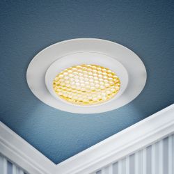 Встраиваемый светильник алюминиевый ЭРА KL109 WH MR16 GU5.3 белый матовый