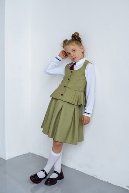 Жилет для девочки "Русалочка" коллекция "Нобель"