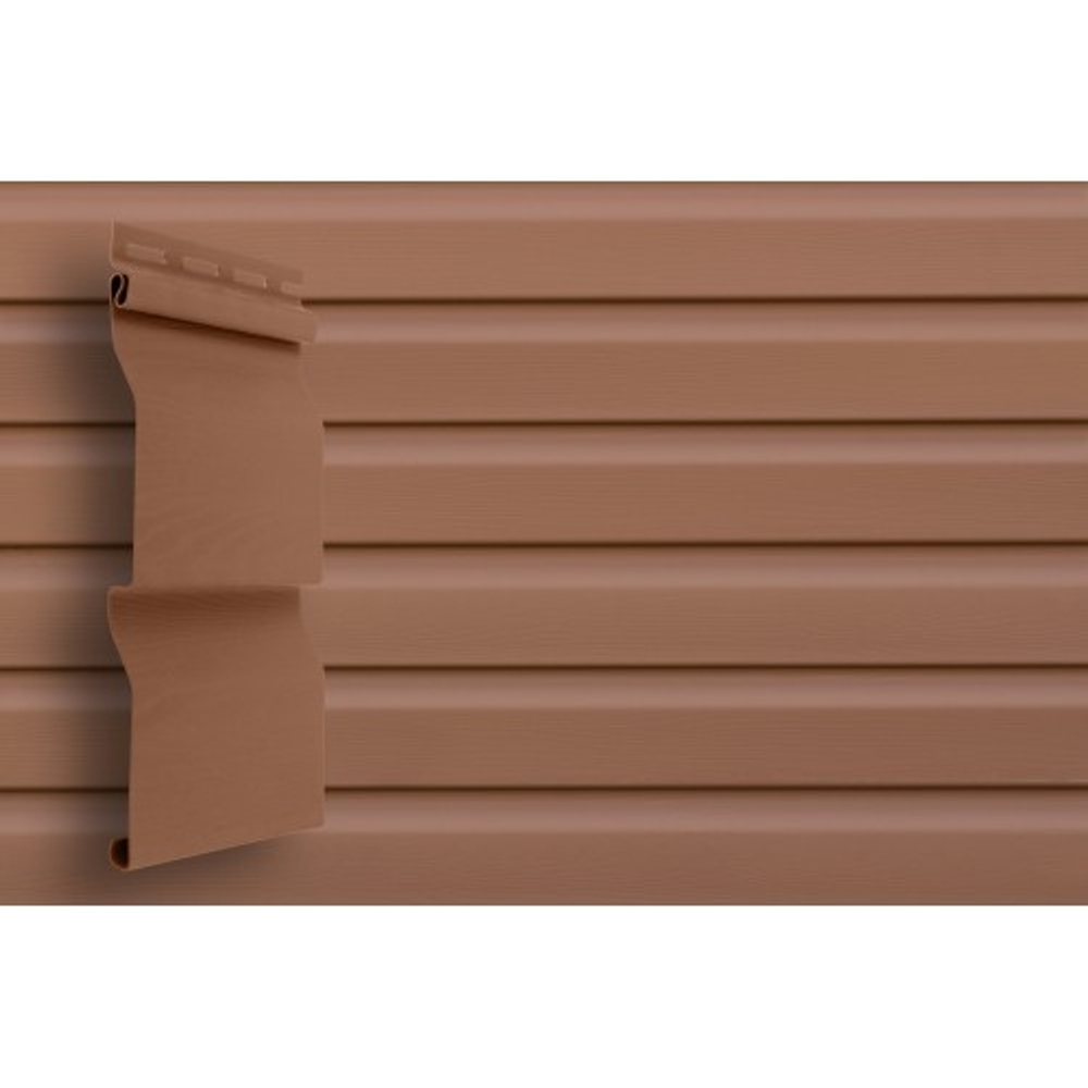 Сайдинг Виниловый Grand Line Slim D4 Темно-бежевый Premium