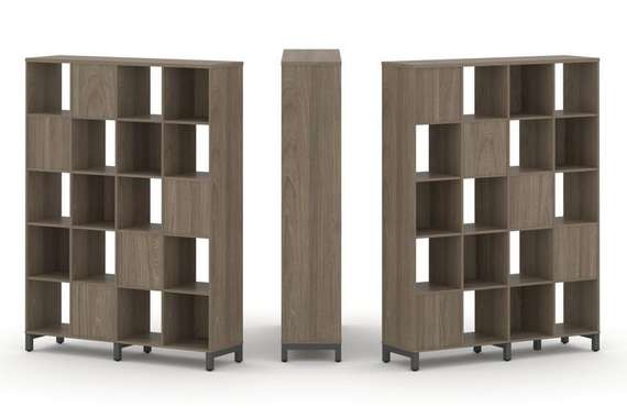 Style Project Набор стеллажа 2-х сторон., 5 яр. SN.NSD-541  1488*400*1982