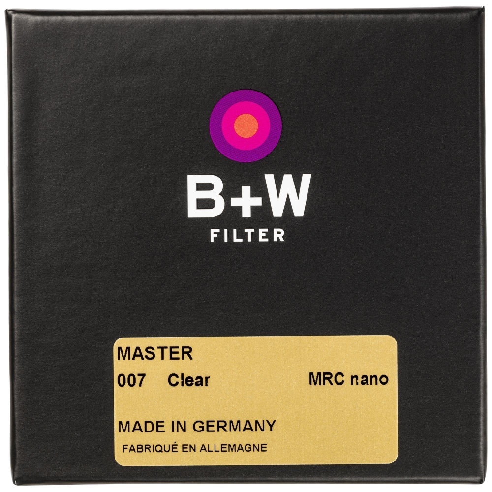 B+W MASTER 007 Clear MRC nano 55mm. Светофильтр защитный