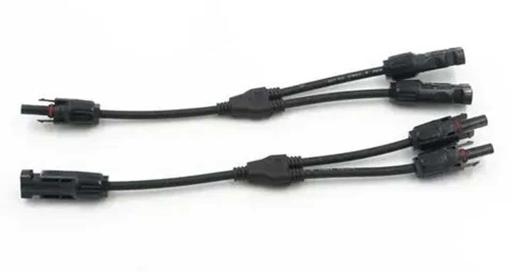 Коннектор MC4Y Cable (разветвитель для 2-х панелей, комплект из двух разъемов)