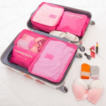 Органайзер для хранения вещей, Чехол для сумки, чемоданов "Laundry Pouch" комплект 6шт.