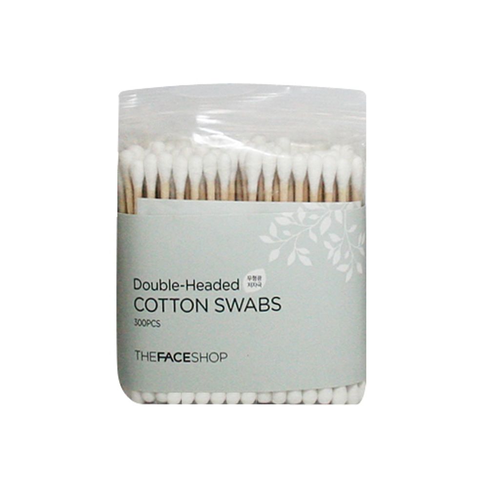 Ватные деревянные палочкиTHE FACE SHOP DAILY BEAUTY TOOLS COTTON SWABS (300шт)