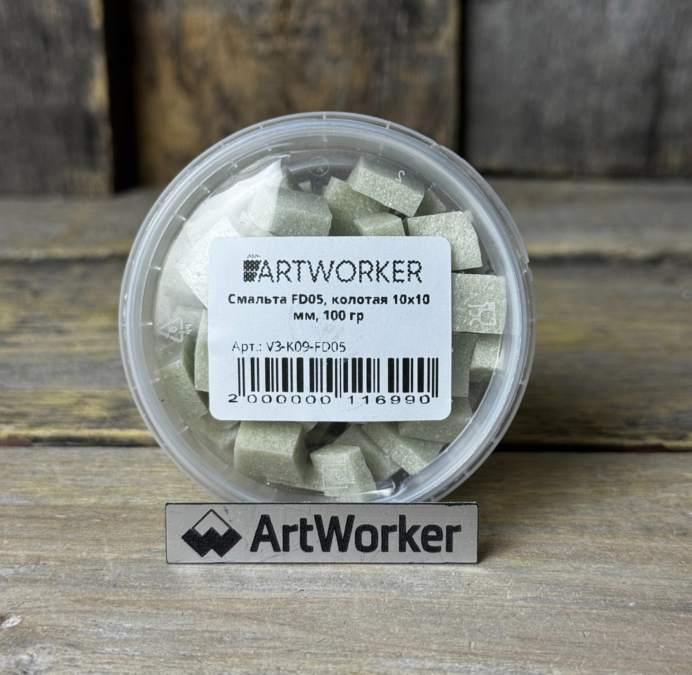 Смальта FD05, колотая 10х10 мм, 100 гр