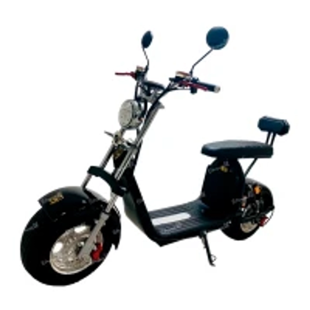 Электроскутер Citycoco GT X7 (2000W) Черный матовый