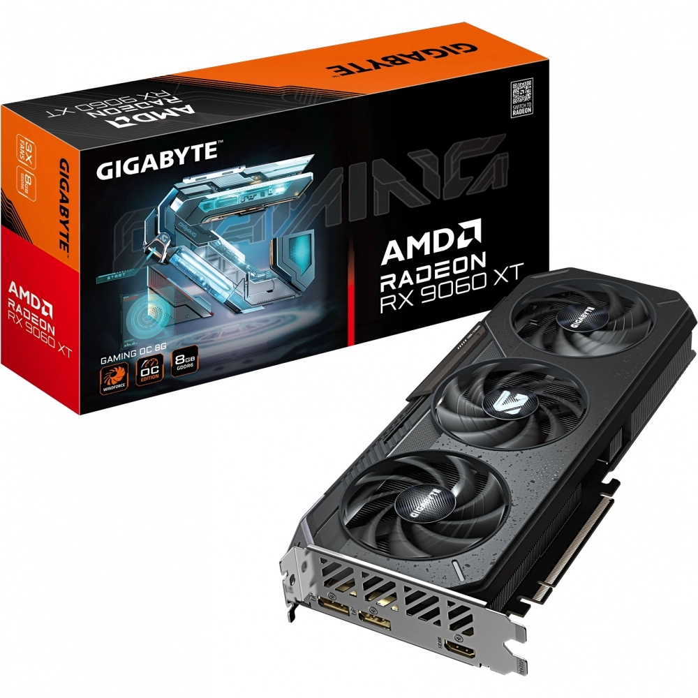 Видеокарта Gigabyte RX9060XT GAMING OC 8GB GDDR6 (GV-R9060XTGAMING OC-8GD)