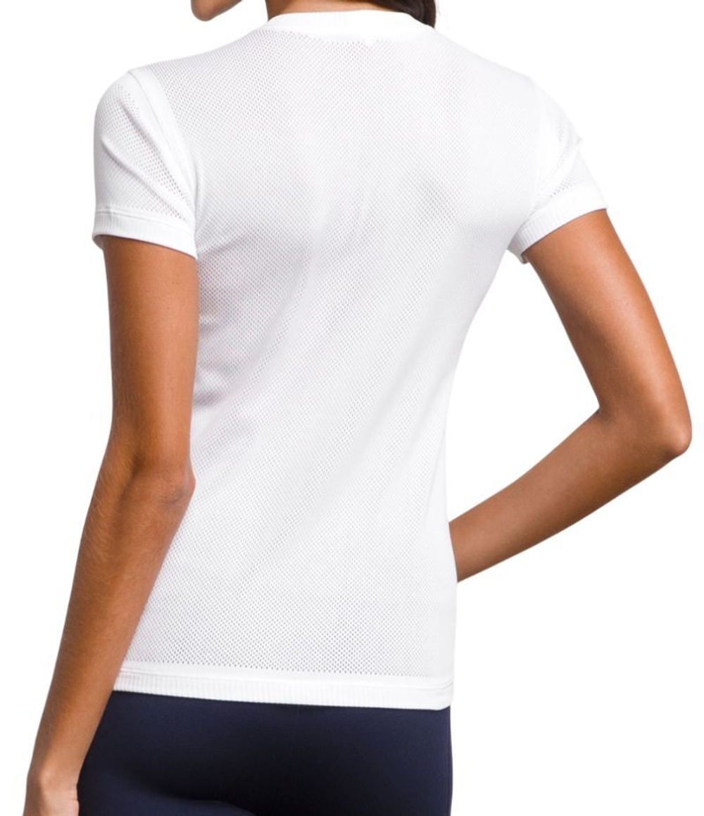 Женская теннисная футболка Wilson Pro Seamless Tennis Tee - белый