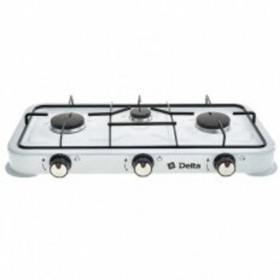 Плитка газовая настольная 3 кнфорки коричневая TDM Electric ГП-3 SQ2515-0009