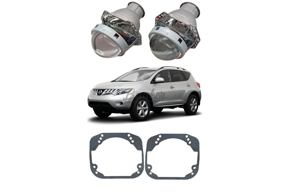 Готовый комплект для замены штатных линз Nissan Murano Z51 2007-2015