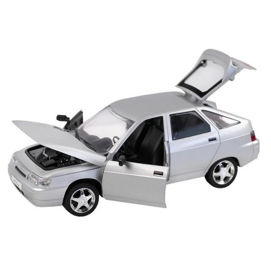 МОДЕЛЬ МАШИНЫ 1/22 ВАЗ 2112 серебристый