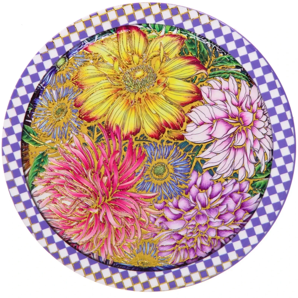 Подставка керамическая 18 см «Яркие цветы»