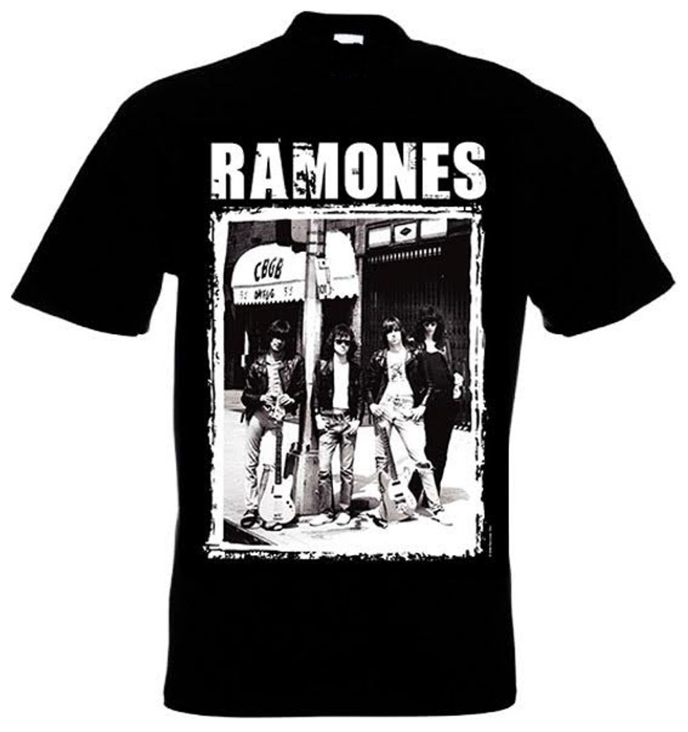 Футболка Ramones группа с гитарами