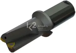 Рельсовые сверла укороченные со сменными пластинами WCMX для станков с подводом СОЖ, арт. 424-28