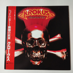 Винтажная виниловая пластинка LP Krokus Headhunter (Japan 1983) (Obi)