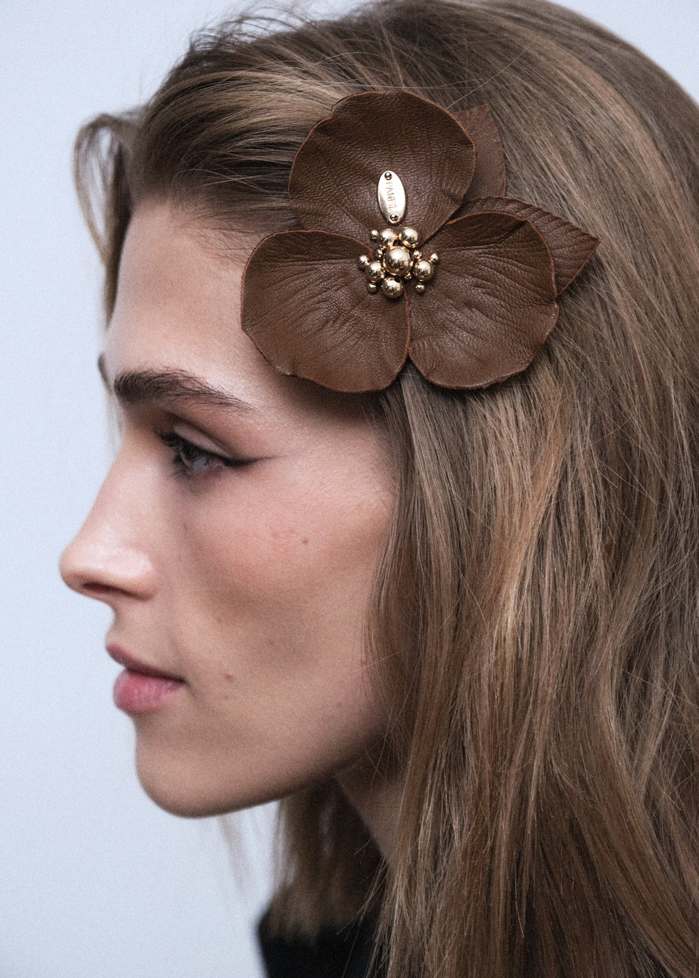 Заколка пион