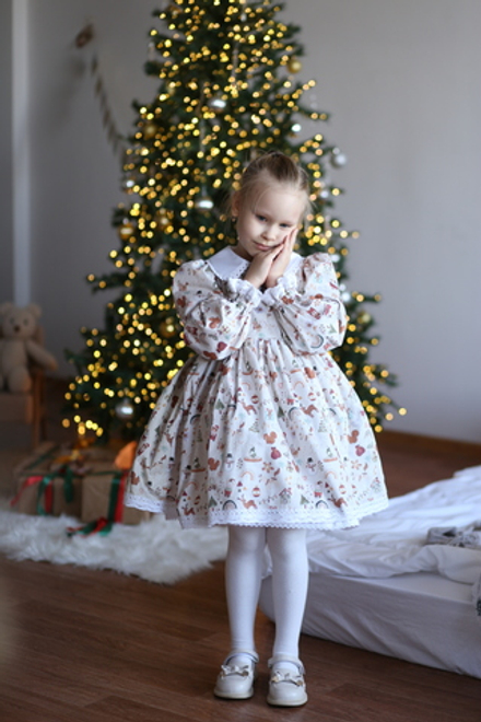 Платье " Лилия" новогодняя коллекция