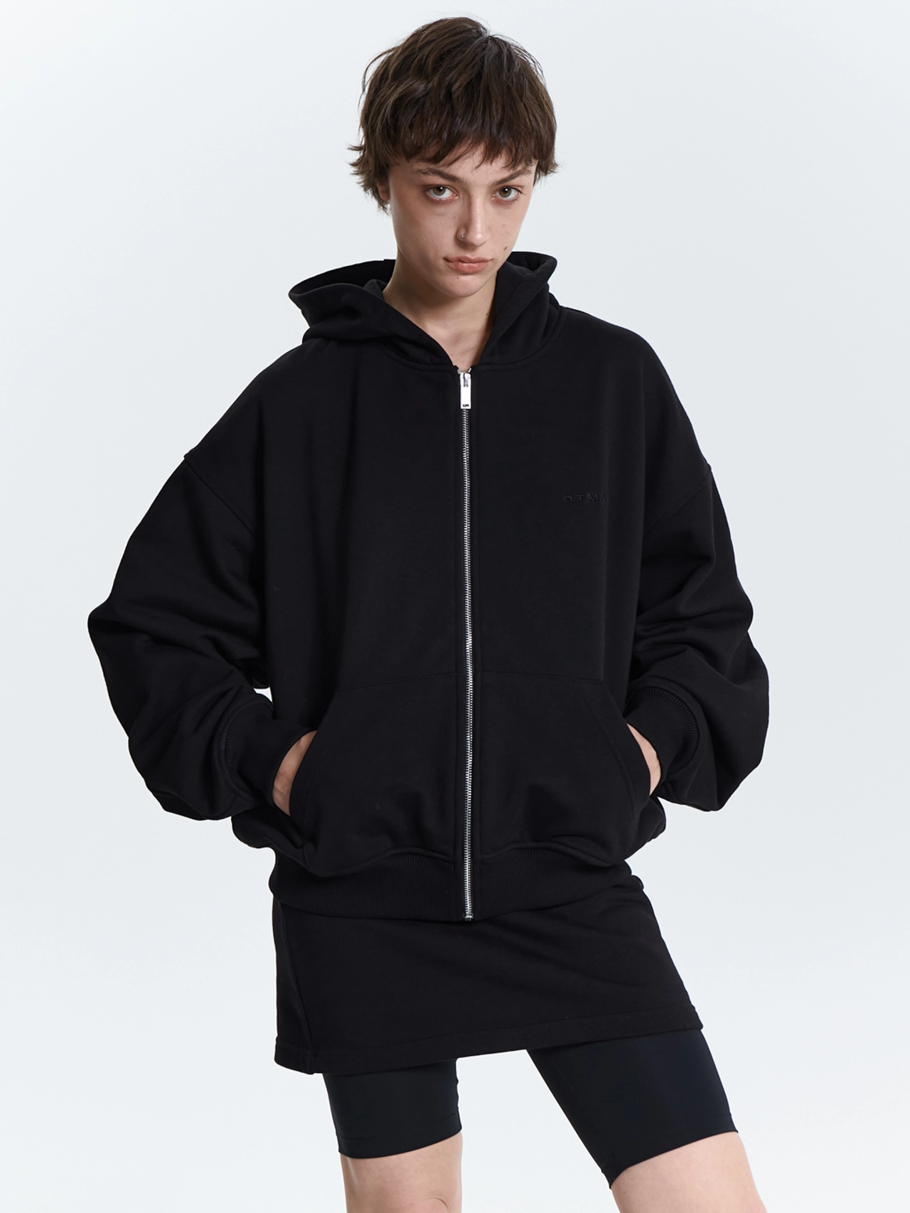 Зип худи из футера