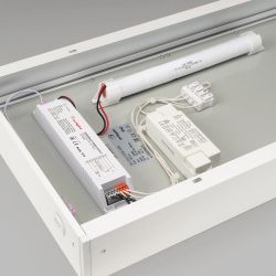 Панель IM-EMERGENCY-1.5H-S300x1200-45W Warm3000 (WH, 120 deg, 230V) (Arlight, IP40 Металл, 2 года) 034938