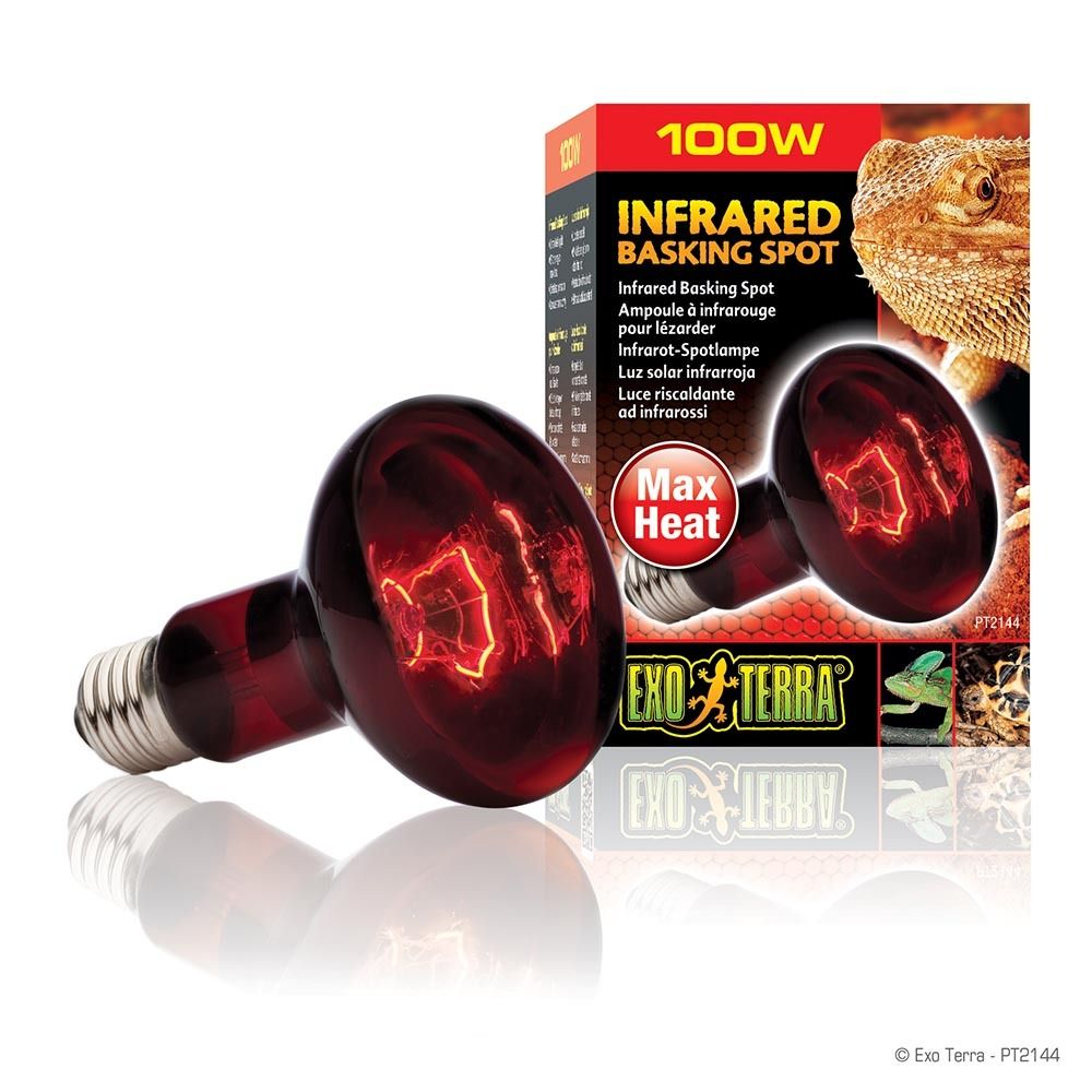Hagen Exo Terra Infrared Basking Spot 100 Вт S25 - инфракрасная лампа для обогрева (для баскинга)