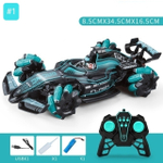 Машинка супергоночная для трюков и дрифта 4WD / Формула F1, на Р/У пультом и жестами "Light Spray - RACING CAR - NO.HD3999"