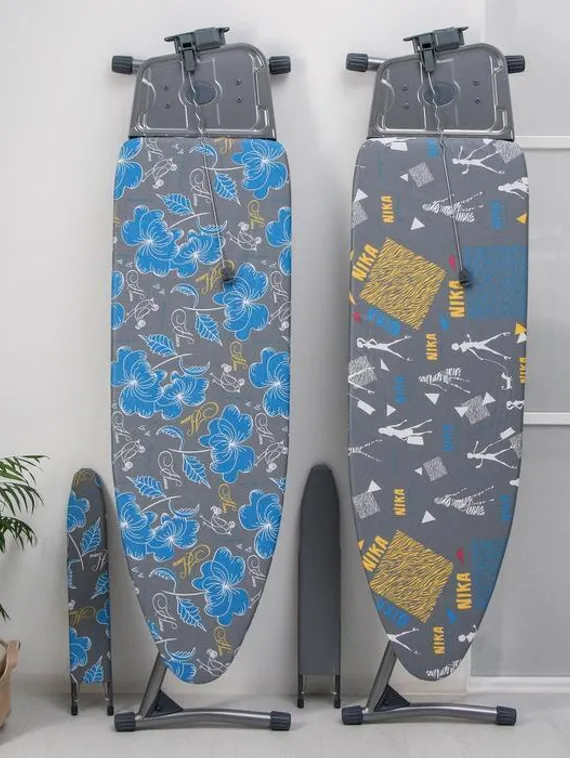 Доска гладильная Nika «Ника 11 тефлон», 122×40 см, регулируемая высота до 100 см, рисунок МИКС