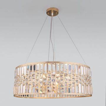 10125/8 / подвесной светильник / золото/прозрачный хрусталь Strotskis