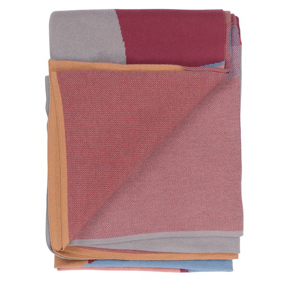 Плед из хлопка с авторским принтом из коллекции freak fruit, 130х180 см