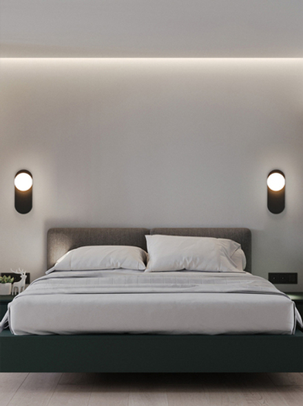 Wall design lamp Pastille 1 Wayfind by RBW (Black)