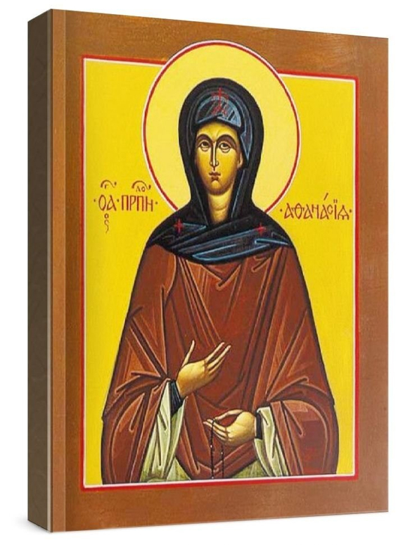 Афанасия Эгинская (рукописная икона)