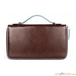 Мультипортмоне Piquadro Blue Square коричневое (AS467B2/MO)