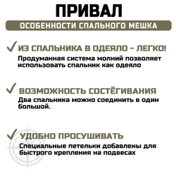 Спальный мешок Prival Привал