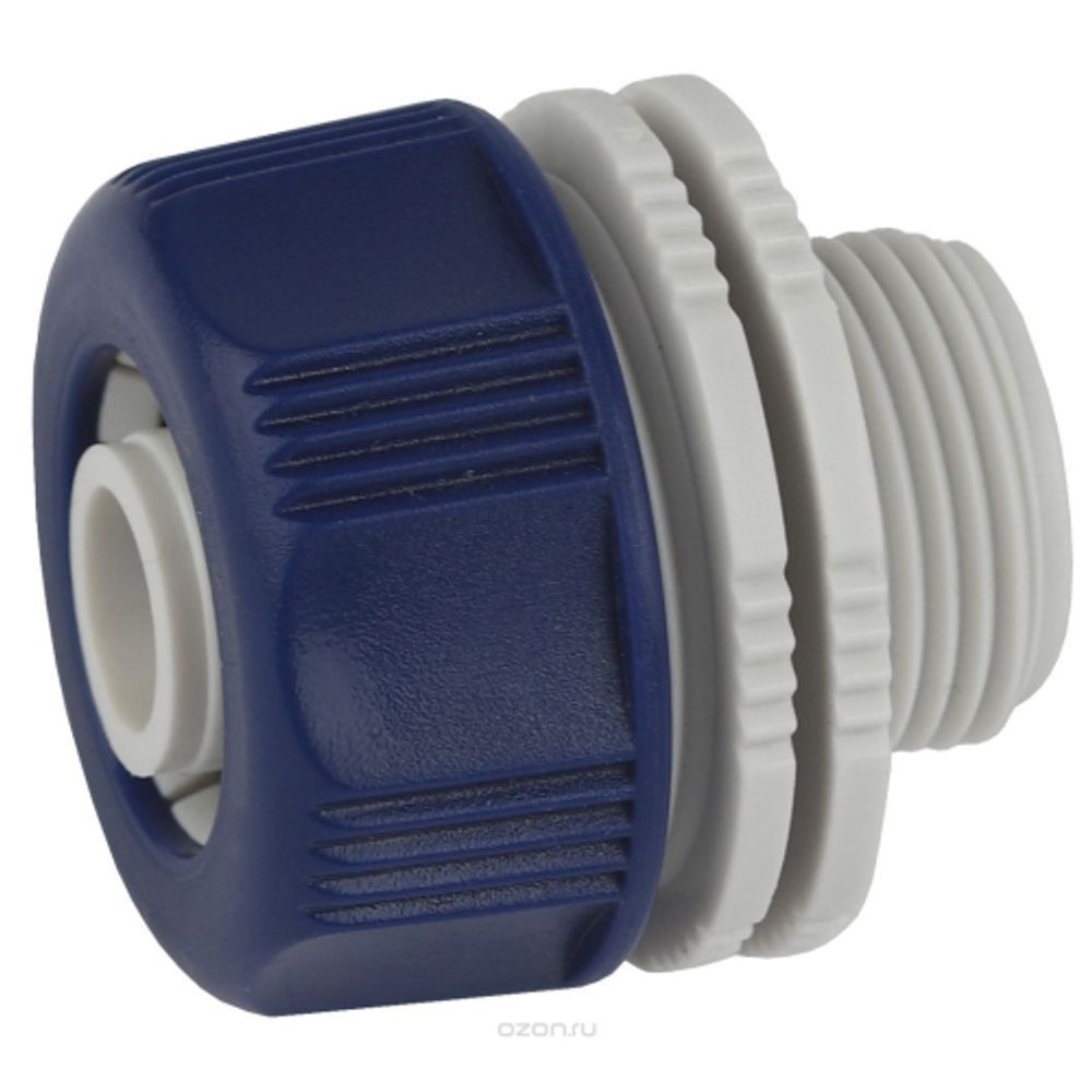 Адаптер GREEN APPLE GAEA20-12 для шланга с наружной резьбой 19 мм 3/4 | GREEN APPLE