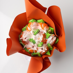 Творожный кулич с цукатами апельсина