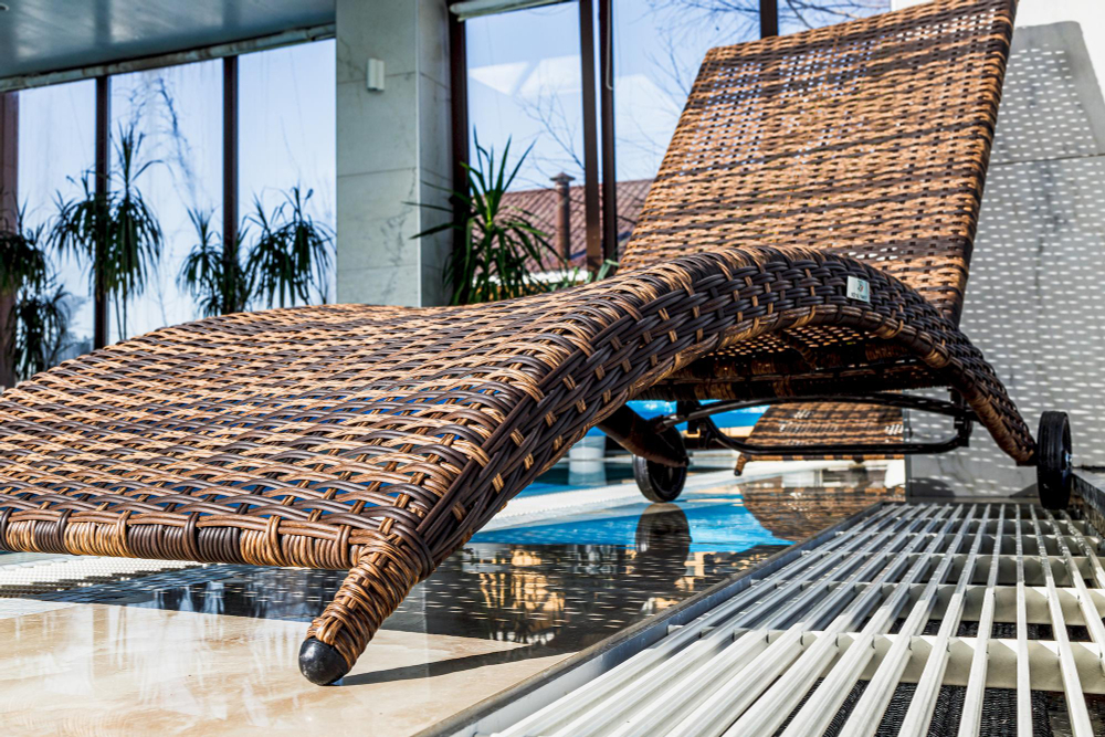 Шезлонг ROYAL FAMILY AGATA коричневый без матраса